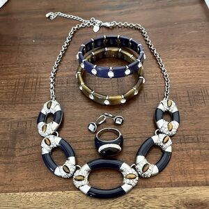Lia Sophia full set of beautiful jewelry